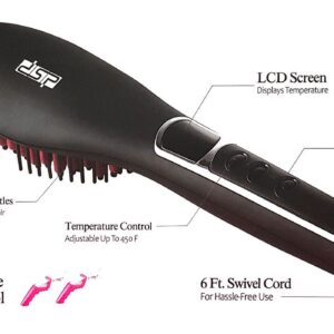 برس حرارتی دی اس پی مدل E-10006 | مشکی | گارانتی اصالت و سلامت فیزیکی کالا