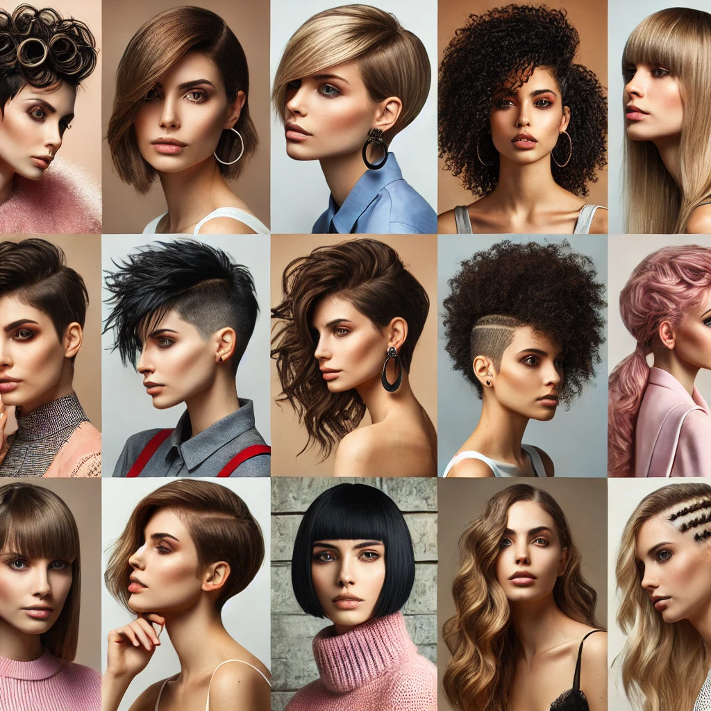 types-of-girls-hairstyles مدل موی جدید ترند سال 2025