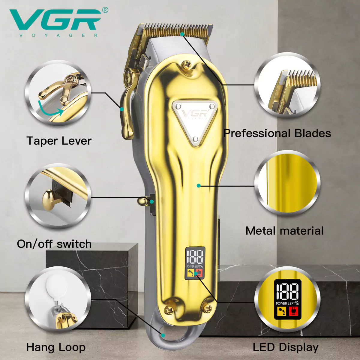 ماشین اصلاح وی جی ار مدل V-134