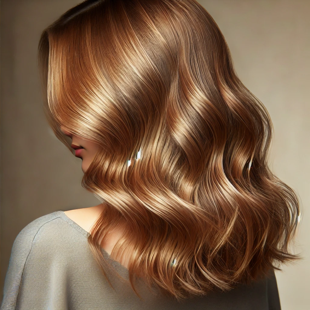 بلوند قهوه‌ای گرم (Warm Bronde)