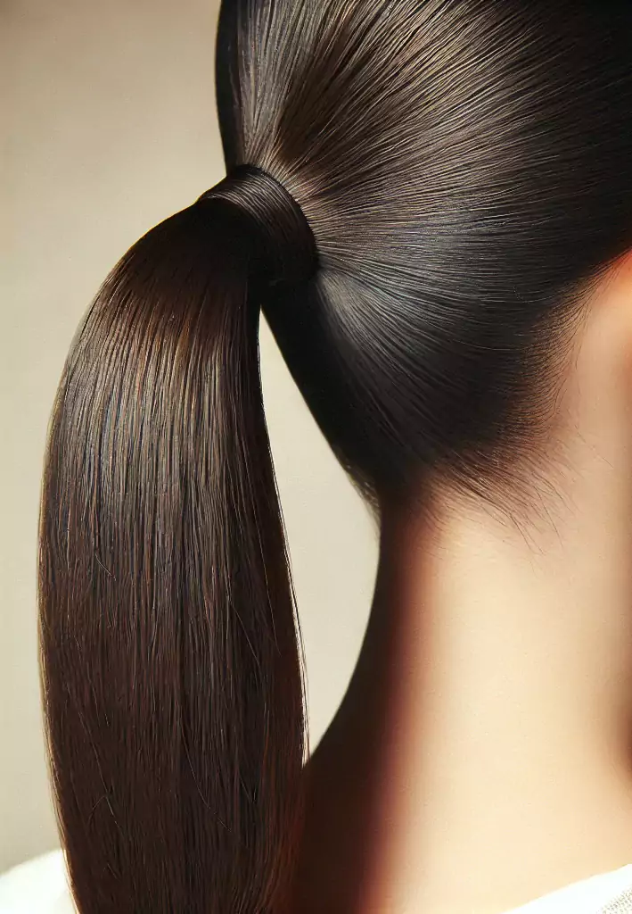 stylish ponytail hairstyle